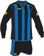 Massport, Kit New Castle _NERO-ROYAL - Voetbaltenues
