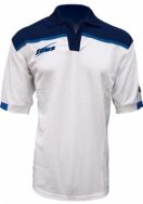 Zeusport, POLO NEGATIVO M C _BIANCO-BLU-ROYAL - Free Time 