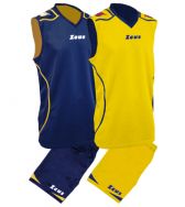 Zeusport, Kit Basket Fauno Giallo-Blu - Basketbal