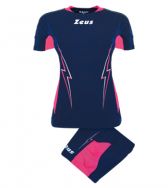 Zeusport, Kit Volley Donna Tuono Blu-fuxia - Volleybal