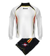 Zeusport, Kit Mercurio Bianco-nero-rosso-giallo - Voetbaltenues