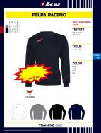Zeusport, Felpa Pacific Bianco - Free Time 