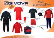 Givova, Box Kit Portocervo Rosso-Blu - Box kit