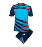 Zeusport, Kit Dionisio blu-royal-rosso - Voetbaltenues