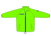 Legea, K207 RAIN JACKET TUONO CAIRO VERDE FLUO-AZZURRO - Regenkleding