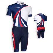 Patrick, CYPERF301 Aerosuit korte mouwen Wit-rood-navy - Cycling collection 2014