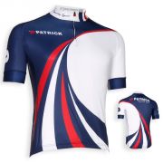 Patrick, CYPERF102 Korte mouwen shirt   Navy-rood-wit - Cycling collection 2014