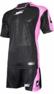 Zeusport, Kit Elios NERO-ROSA - Voetbaltenues