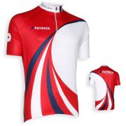 Patrick, CYVIC102 Korte mouwen shirt Rood-wit-navy - Cycling collection 2014