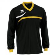Errea, Maglia Derby LM Nero-giallo - Voetbalshirts