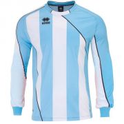 Errea, Maglia Hove LM Celeste-bianco - Voetbalshirts