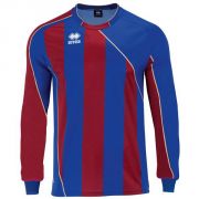 Errea, Maglia Hove LM Royal-granata - Voetbalshirts