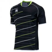 Errea, Maglia Torbay Nero-verdefluo-bianco - Voetbalshirts