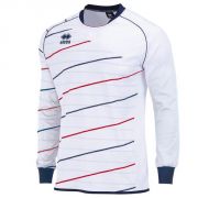 Errea, Maglia Torbay LM Bianco-blu-rosso - Voetbalshirts