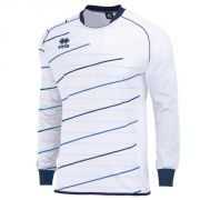 Errea, Maglia Torbay LM Bianco-blu-azzurro - Voetbalshirts
