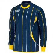 Errea, Maglia Camden LM Blu-giallo-bianco - Voetbalshirts