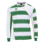 Errea, Maglia Dundee LM Bianco-verde-oro - Voetbalshirts