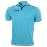 Joma, Tek Fluor polo Turquoise-navy - Tenniskleding