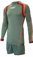 Zeusport, Kit Taurus VERDE-GRANATA-ARANCIO - Voetbaltenues