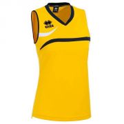 Errea, Maglia Vittoria Volleyball Donna Giallo-blu-bianco - Volleybal