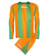 Zeusport, Kit Zagor Arancio-Verde - Voetbaltenues