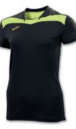 Joma, Free Running Woman Jersey Black greenfluor - Running