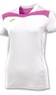 Joma, Free Running Woman Jersey White raspberry - Running