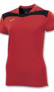 Joma, Free Running Woman Jersey Red black - Running