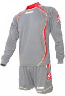 Zeusport, Kit Mercurio GRIGIO-ROSSO-ORO - Voetbaltenues