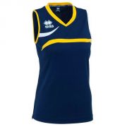 Errea, Maglia Vitoria Donna Blu-giallo - Dames-sportkleding