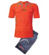 Zeusport, Kit Arbitro Pro M/C ROSSO-GRIGIO - Scheidsrechterskleding