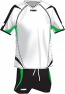 Massport, Kit Valencia _BIANCO-NERO-VERDE - Voetbaltenues