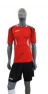 Gems, AB03 Kit Indiana Rosso/Nero - Voetbaltenues
