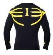 Errea, Technisch onderhemd MIZAR SHIRT L/S AD BLACK YELLOW_FLUO -  Active Tense 3D underwear 