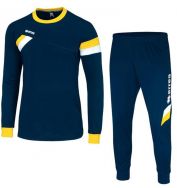 Errea, SET FORWARD ML C/PANTALONE Navy yellow - Trainingspakken