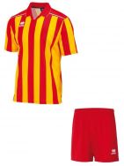 Errea, Set Eyre shirt Skin short Rosso giallo - Voetbaltenues