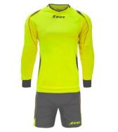 Zeusport, kit GK Paros Giallo Fluo-Grigio Scuro-Arancio Fluo - Keepersbenodigdheden 