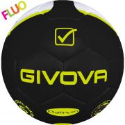 Givova, PAL011 Pallone Platinum Nero-giallofluo - Voetballen
