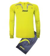 Zeusport, Kit Arbitro Pro M/L GIALLO FLUO-GRIGIO  - Scheidsrechterskleding