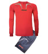 Zeusport, Kit Arbitro Pro M/L ROSSO GRIGIO - Scheidsrechterskleding