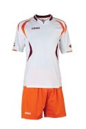 Gems, AB03 Kit Indiana Bianco/Arancio - Voetbaltenues