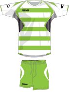 Gems, AB04 Kit Illinois Verde-Bianco - Voetbaltenues