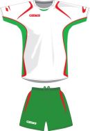 Gems, AA04 Kit Arizona Bianco/Verde - Voetbaltenues