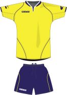 Gems, AB01 Kit Alabama Giallo/Blu - Voetbaltenues