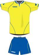 Gems, AB01 Kit Alabama Giallo/Royal - Voetbaltenues