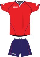 Gems, AB01 Kit Alabama Rosso/Blu - Voetbaltenues