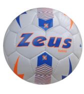 Zeusport, Pallone Tuono Bianco-Light Royal-Arancio - Voetballen