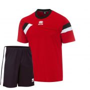 Errea, Kit Falkland red/black/white - Voetbaltenues