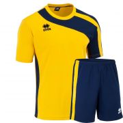 Errea, Set Bolton shirt+ short giallo/blu - Voetbaltenues
