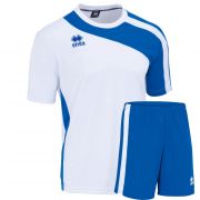 Errea, Set Bolton shirt+ short bianco/royal - Voetbaltenues